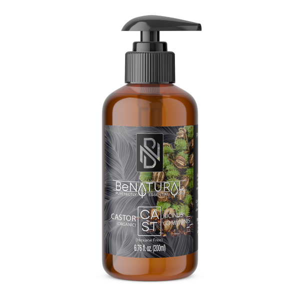 Be Natural Organic Castor Oil - Cold Pressed & Hexane Free - 200ml