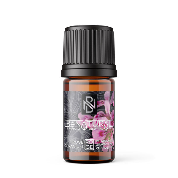 Be Natural Rose Geranium - Organic Essential Oil - Mini 5ml