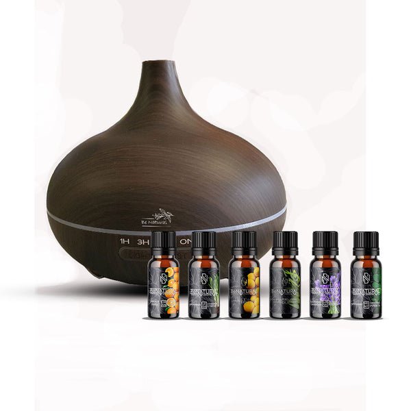 be natural Special Selection Diffuser Gift Set in Bamboo or Dark-Wood finish