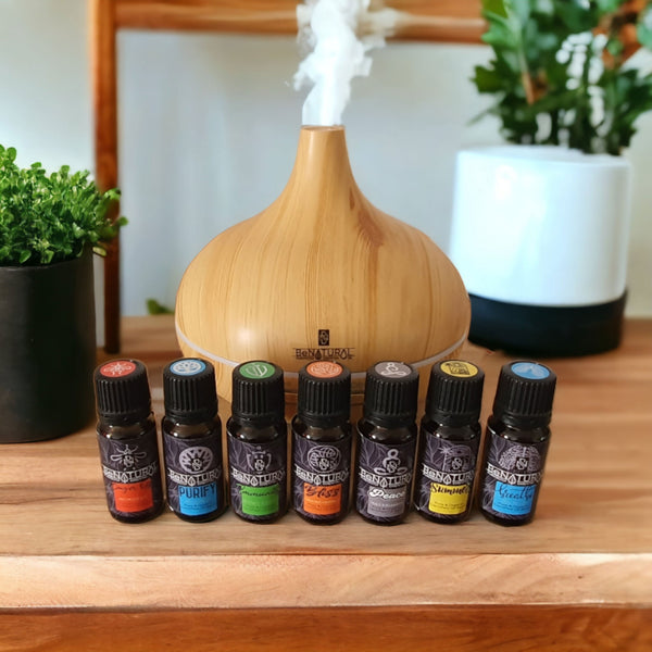 Be Natural The Ultimate Diffuser Gift Set In Bamboo Or Dark-Wood Finish