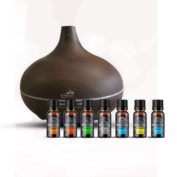 be natural The Ultimate Diffuser Gift Set in Bamboo or Dark-Wood finish