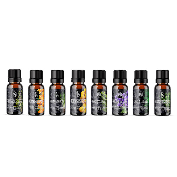 Be Natural Ultra Selection 8 Pack - Organic Essential Oil - 10ml
