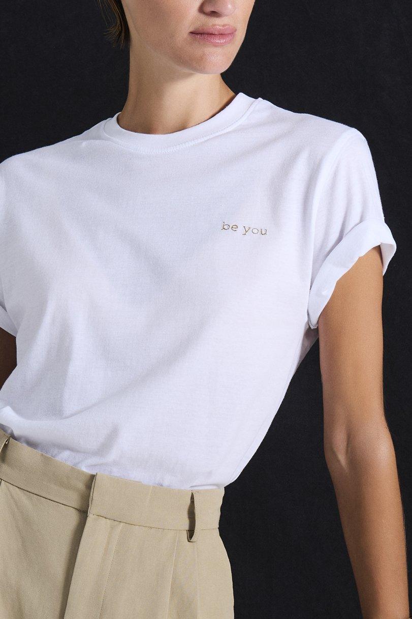 Be You By Geraldine Alasio CLASSIC "BE EXPLOSIVE" TSHIRT Pistacho Embroidery