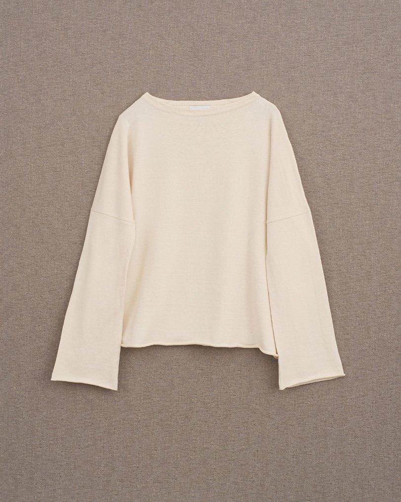 be you by geraldine alasio SOLID "BE ART" BOATNECK butter be you by geraldine alasio SOLID "BE ART" BOATNECK butter