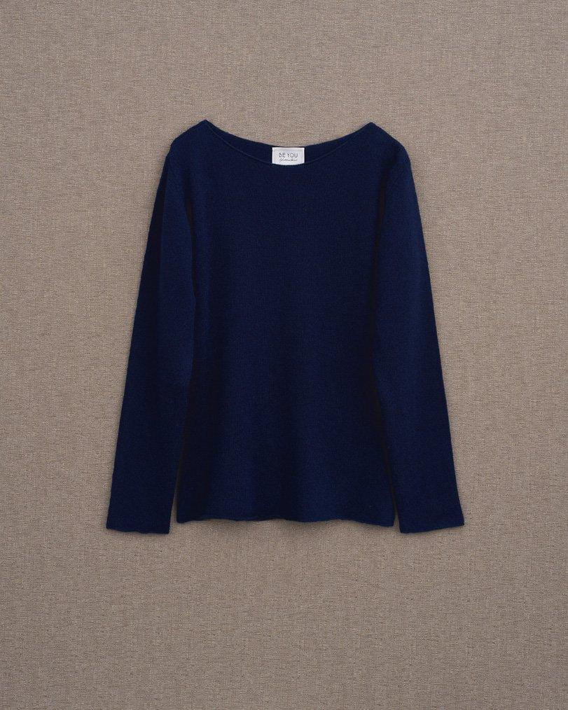 be you by geraldine alasio SOLID NUVOLA "BE EVOCATIVE" ROUNDNECK summer blue