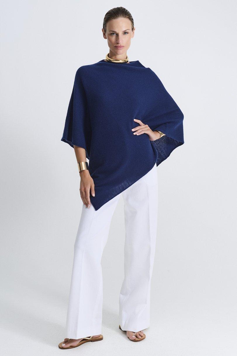 Be You By Geraldine Alasio SOLID NUVOLA "BE SOFT" PONCHO Summer Blue