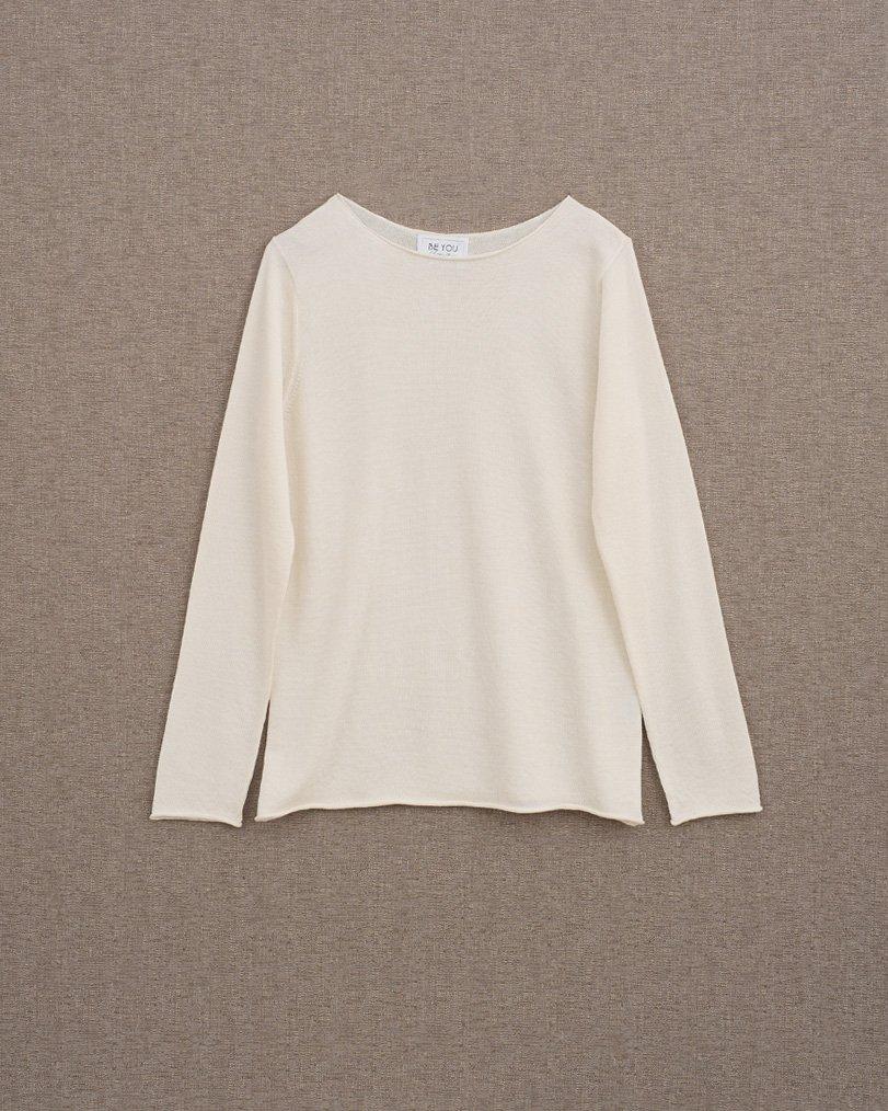 be you by geraldine alasio SOLID REGULAR "BE MAGNETIC" ROUNDNECK white be you by geraldine alasio SOLID REGULAR "BE MAGNETIC" ROUNDNECK white