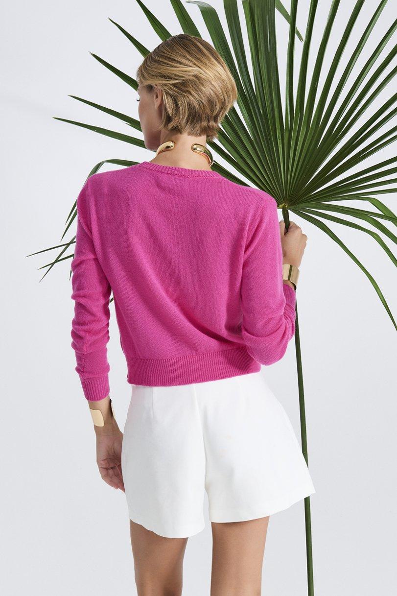 Be You By Geraldine Alasio TIMELESS SOLID "BE THE ALLURE" ROUNDNECK Azalea