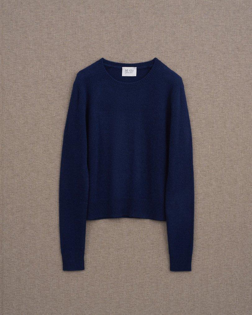 be you by geraldine alasio TIMELESS SOLID "BE THE ALLURE" ROUNDNECK summer blue