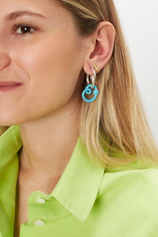 Bea Bongiasca B EAR CUFF ~ IN CAPRI BLUE