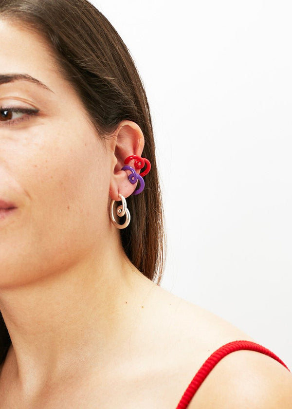Bea Bongiasca B EAR CUFF ~ IN PURPLE