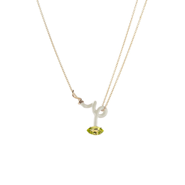 bea bongiasca BABY VINE CURL NECKLACE ~ IN PANNA