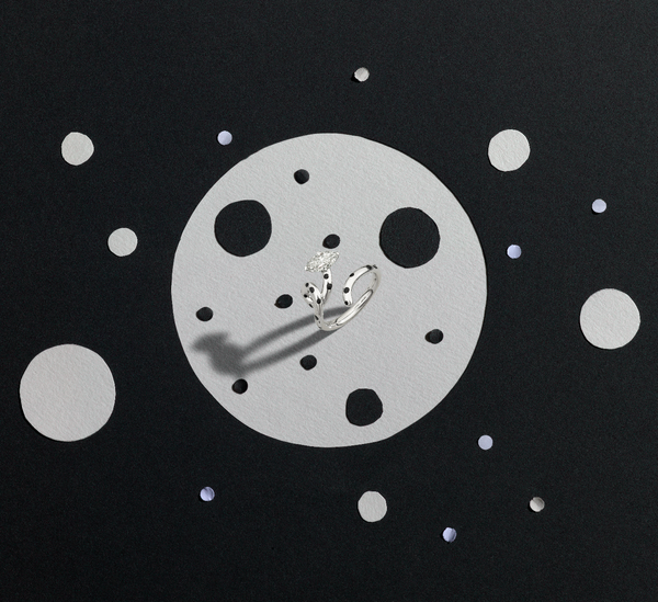 Bea Bongiasca BABY VINE POLKA DOT RING