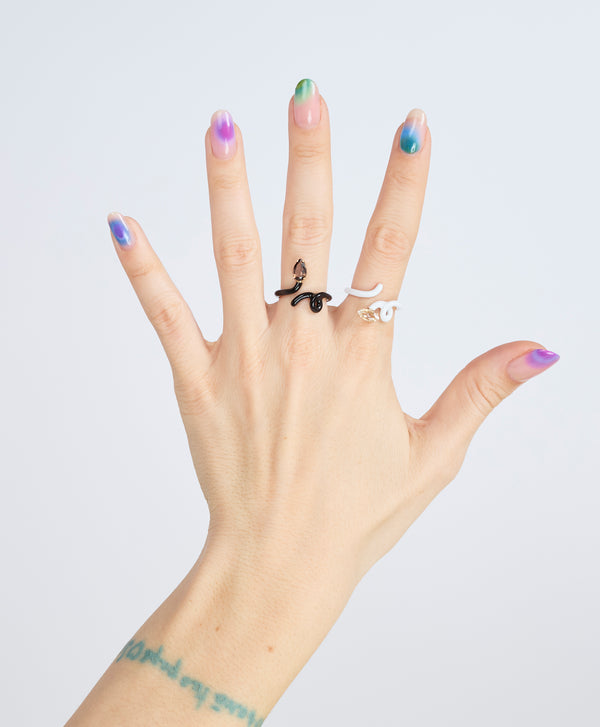 Bea Bongiasca BABY VINE RING ~ IN BLACK