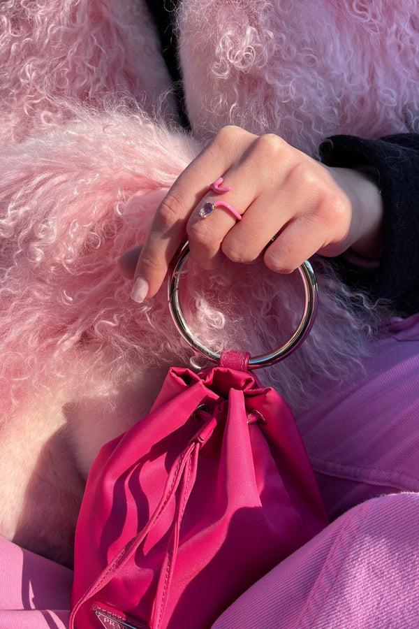 Bea Bongiasca BABY VINE RING ~ IN BUBBLEGUM