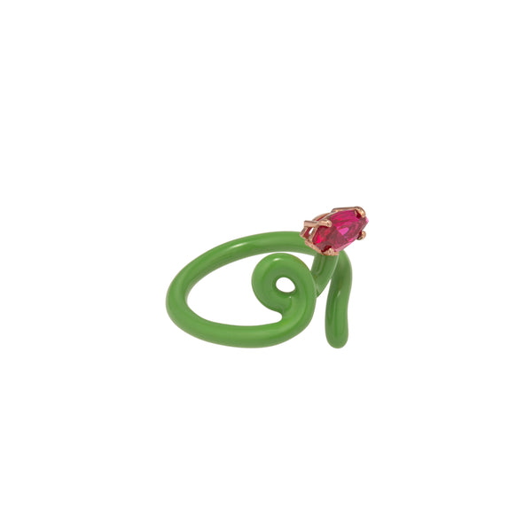 Bea Bongiasca BABY VINE RING ~ IN GREEN