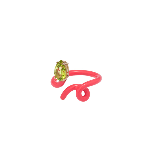 Bea Bongiasca BABY VINE RING ~ IN HOT PINK