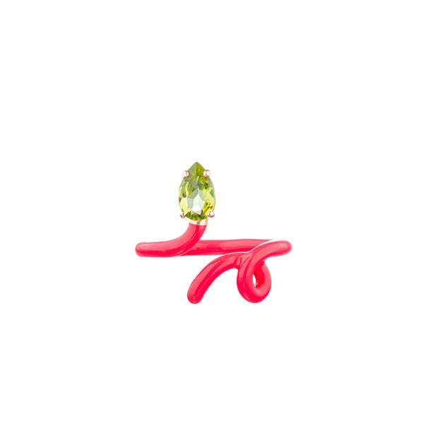 bea bongiasca BABY VINE RING ~ IN HOT PINK