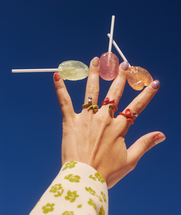 Bea Bongiasca BABY VINE RING ~ IN JAPANESE ORANGE