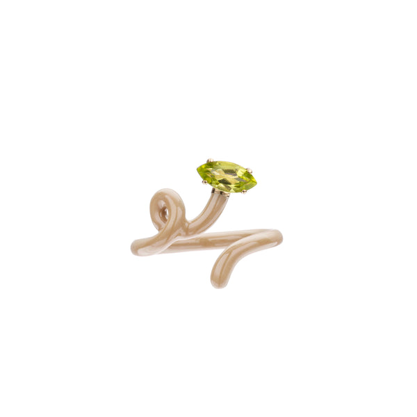 bea bongiasca BABY VINE RING ~ IN LATTE