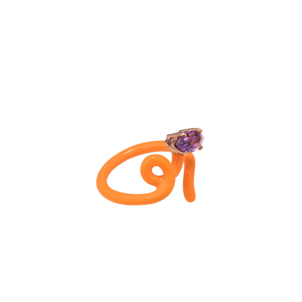 Bea Bongiasca BABY VINE RING ~ IN ORANGE