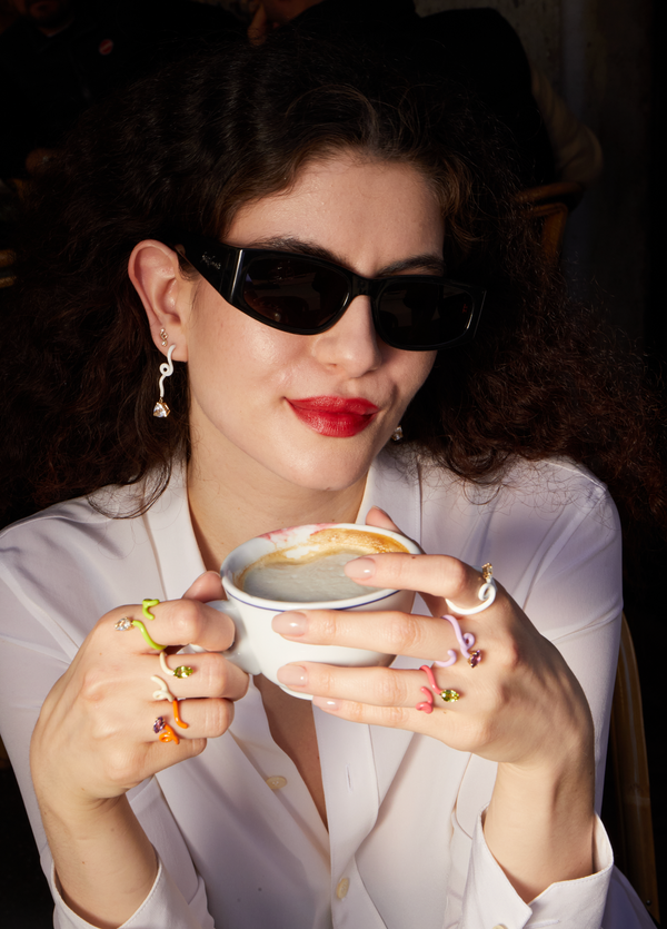 Bea Bongiasca BABY VINE RING ~ IN PANNA
