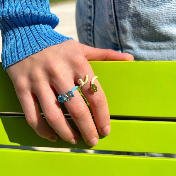 Bea Bongiasca BABY VINE RING ~ IN PANNA