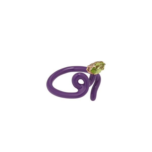 Bea Bongiasca BABY VINE RING ~ IN PURPLE