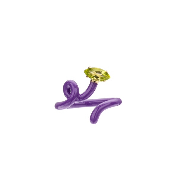 bea bongiasca BABY VINE RING ~ IN PURPLE