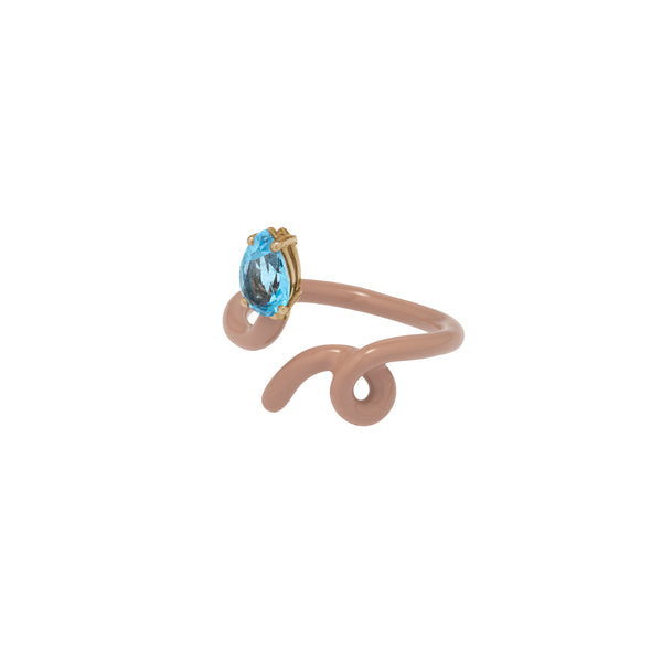 Bea Bongiasca BABY VINE RING ~ IN WARM TAUPE