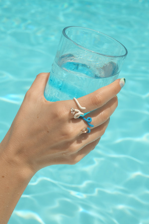 bea Bongiasca BABY VINE RING ~ IN WHITE