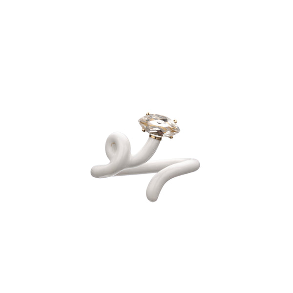 bea bongiasca BABY VINE RING ~ IN WHITE