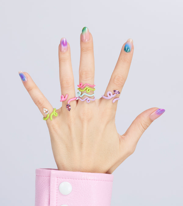 Bea Bongiasca BABY VINE RING ~ IN WISTERIA