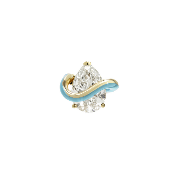 bea bongiasca DIAMOND STUD SINGLE EARRING