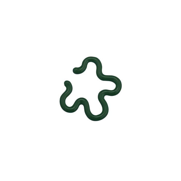 bea bongiasca FLOWER EAR CUFF ~ IN EMERALD GREEN