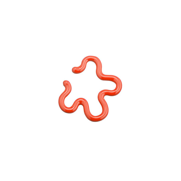 bea bongiasca FLOWER EAR CUFF ~ IN JAPANESE ORANGE