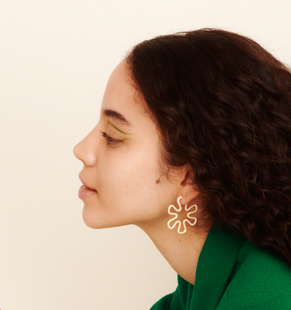 Bea Bongiasca MARGHERITA EARRINGS ~ IN PANNA