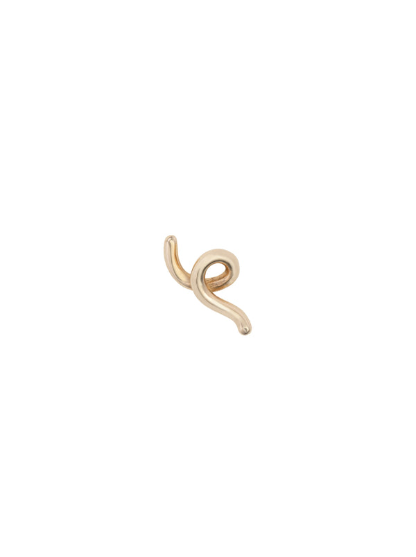 Bea Bongiasca MINI LOOP SINGLE EARRING ~ IN GOLD