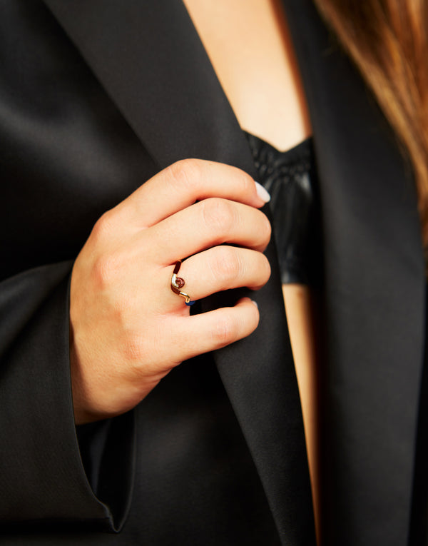 Bea Bongiasca MULTI FREQUENCY RING ~ IN BROWNS