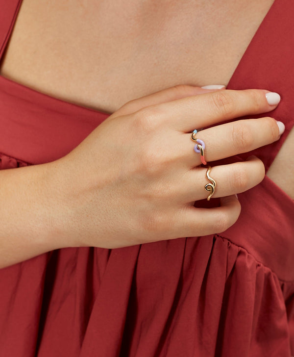 Bea Bongiasca MULTI FREQUENCY RING ~ IN PASTELS