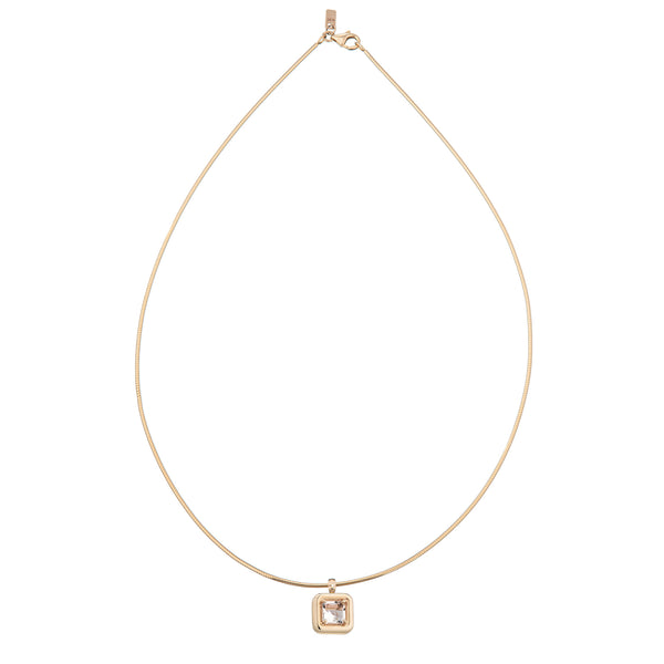 bea bongiasca NECKLACE ~ WITH ROCK CRYSTAL PENDANT