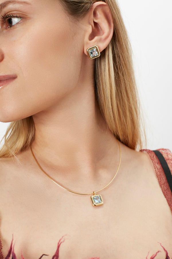 Bea Bongiasca NECKLACE ~ WITH TOPAZ PENDANT