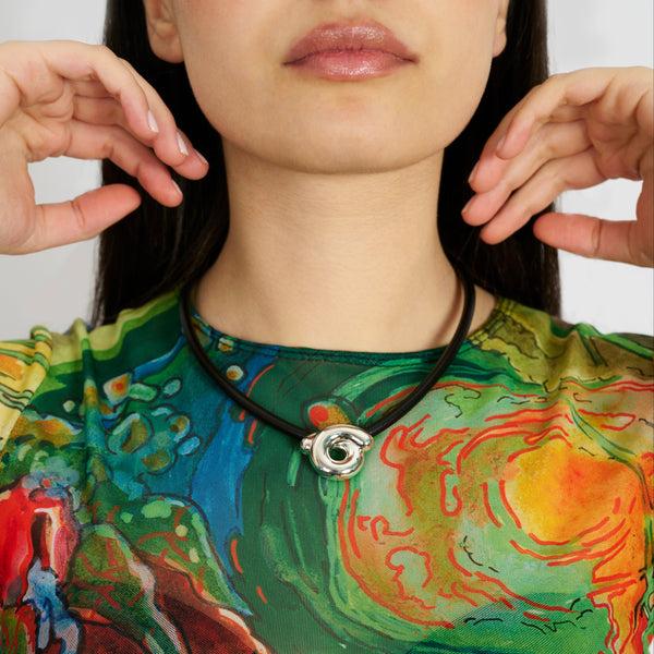 Bea Bongiasca SILVER TARALLO NECKLACE