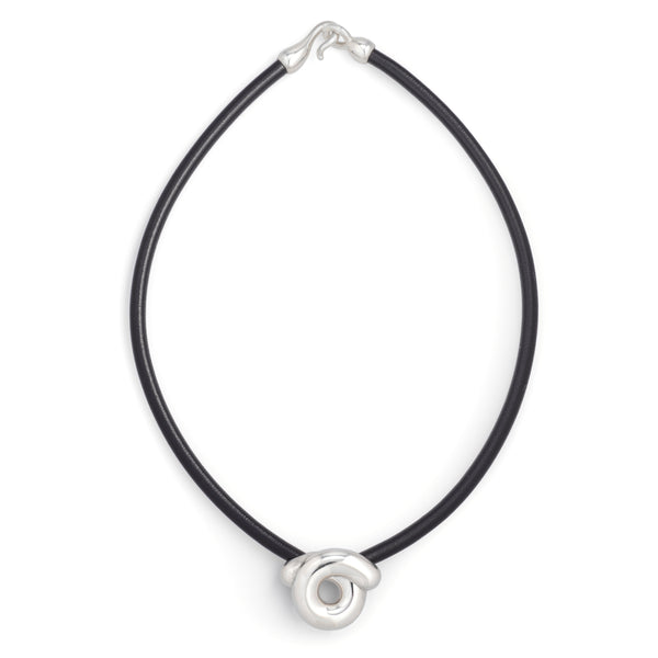 bea bongiasca SILVER TARALLO NECKLACE