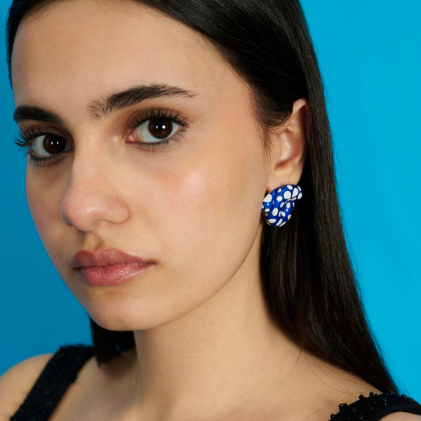 Bea Bongiasca TARALLO EARRINGS DIAMOND STINGRAY