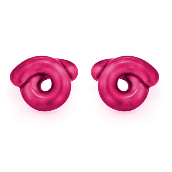 bea bongiasca TARALLO EARRINGS IN FLAMINGO PINK
