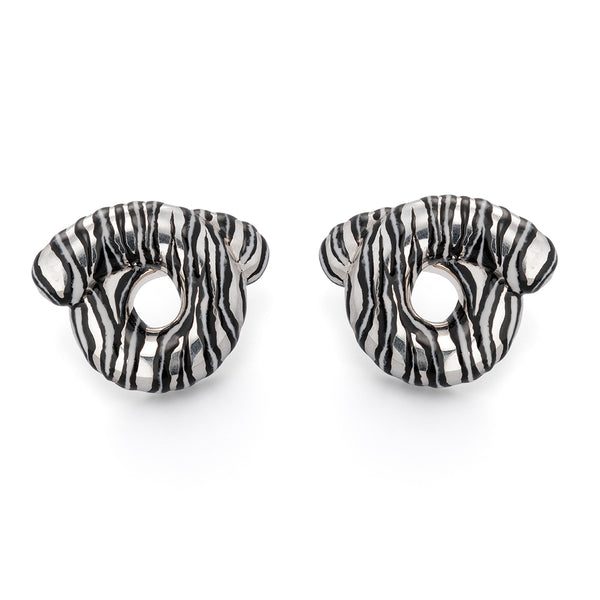 bea bongiasca TARALLO EARRINGS MOUNTAIN ZEBRA