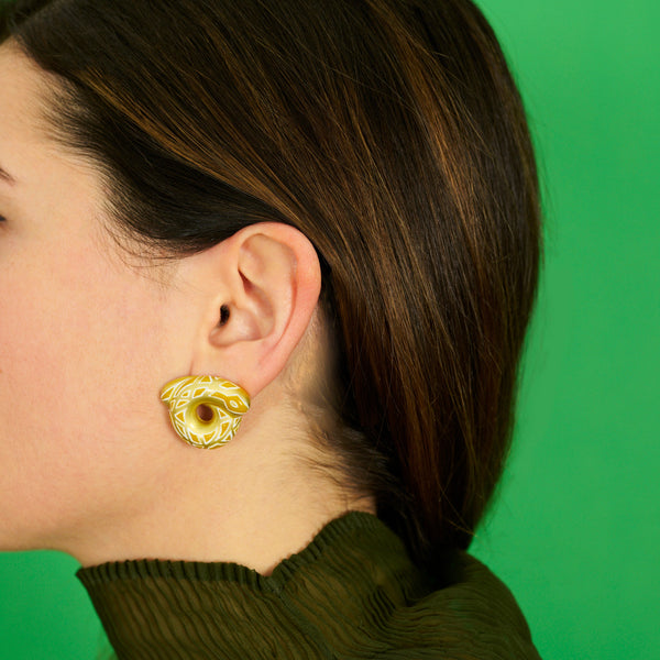 Bea Bongiasca TARALLO EARRINGS PYTHON