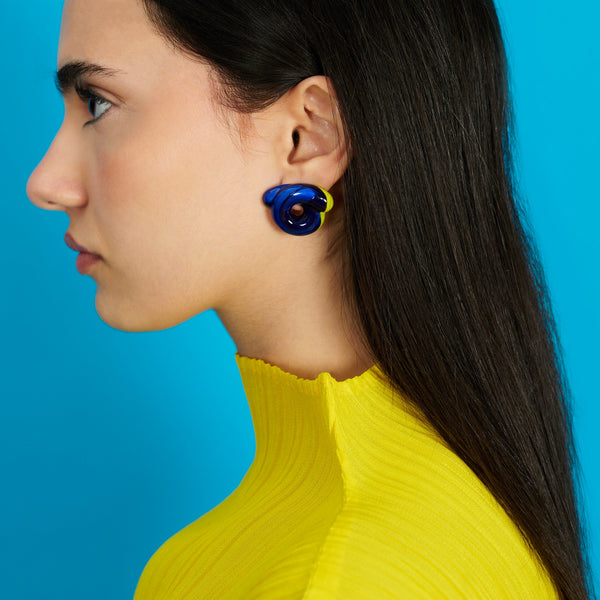 Bea Bongiasca TARALLO EARRINGS TANG FISH