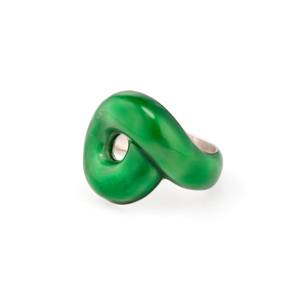 Bea Bongiasca TARALLO RING IN FOREST GREEN